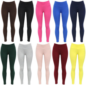 Mallas de Yoga transpirables sin costuras de cintura alta XL de alta calidad, Color sólido tejido, diseño liso, Material de Spandex, entrenamiento informal - Product Image 1