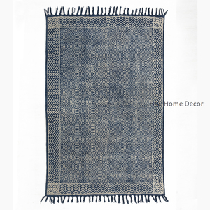 พรมคอตตอน Dhurrie,พรมปูพื้นสำหรับตกแต่งพรมสำหรับห้องนั่งเล่นพรมสำหรับสวดมนต์ขายส่งจำนวนมาก - Product Image 5