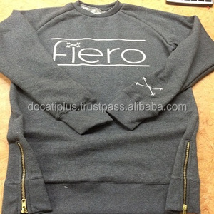 Personalizado OEM Jerséis cuello redondo con cremalleras doradas sudaderas para hombres - Product Image 2