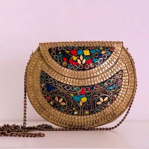 Bolso de Fiesta Tipo Clutch con Pedrería / Bolso de Mano con Pedrería - Tamaño y Color Personalizables - Product Image 5