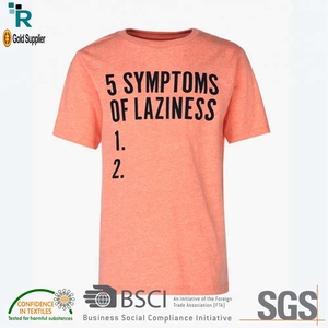 Venta caliente 100% algodón cuello redondo Camiseta de manga corta venta al por mayor letra impresa niños camiseta diseñada para niños fabricados - Product Image 2