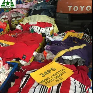 Ropa de segunda mano de calidad de primera calidad en fardos, ropa usada al por mayor para África