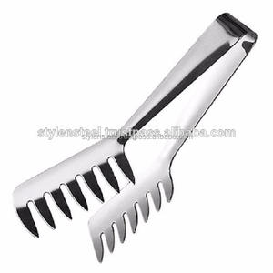 Spaghetti Tong-tensores de Pasta de acero inoxidable, tenedores y tenedores, cuchara grande, servidor de pasta, utensilio de acero inoxidable - Product Image 5