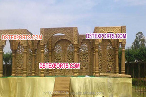Mandap Dorado para Bodas Indias, Jodha Akber, Mandap Rajasthani, Mandap Dorado para Bodas, Nueva York - Product Image 4