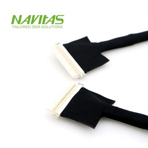 Custom 20 Pin LVDS LCD Display <b>Cable</b> <b>Assembly</b> Fine Pitch Screen Connection <b>Wire</b> Harness for Industrial TFT Display - Product Image 4