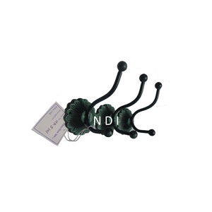 ตะขอแขวนผนังตกแต่งด้วยผงสีดำตะขอแขวนผนังแบบสั่งทำงานทำมือตะขอแขวนผนังสำหรับห้องน้ำ - Product Image 3