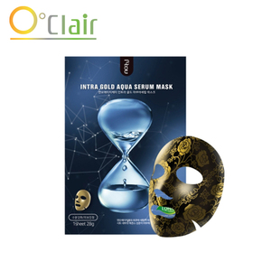 อินทราโกลด์ AQUA SERUM MASK 28g_Moisturizing/สงบเงียบ - Product Image 1