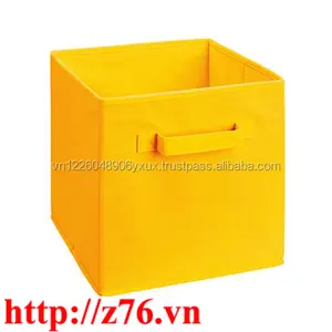 Özelleştirilmiş PP olmayan dokuma karton saklama kutusu/katlanabilir/konteyner/çekmece/sepet kutusu