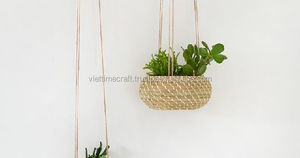 Panier de rangement multifonctionnel pliable en jonc de mer, fait main, écologique, taille personnalisée, décoration intérieure, vente en gros Vietnam - Product Image 6