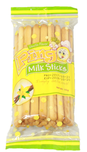 Craquelins en bâtonnets de lait à faible teneur en sel aromatisés aux œufs à la crème sucrée PINGO 1.1KG Biscuits croustillants certifiés halal Sac en carton Sachet - Product Image 3