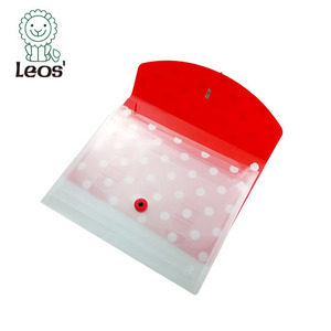 Tùy chỉnh OEM khuyến mại văn phòng văn phòng phẩm A4 Kích thước Polka Dot tập tin PP nhựa giữ thư mục - Product Image 4