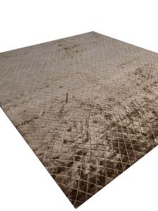 Customized 100% Silk Anti-slip Modern Abstract Hand Tufted Medium Pile Thin Rug Customized Designs for Home Living Room Hotels - Product Image 2