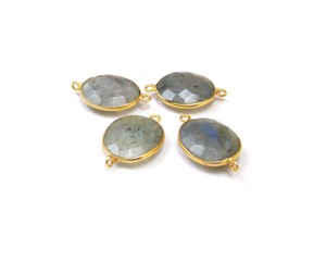 Handmade 18K Gold Plated Sterling Silver Brass Bezel <b>Vintage</b> Wire Wrapped Oval Shape Smokey Quartz Natural Multi Gemstone - Product Image 5