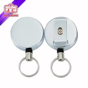 Bobine porte-Badge rétractable, fil métallique de haute qualité 1 pièce - Product Image 1