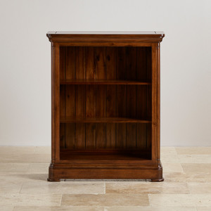 Petite bibliothèque en bois d'acacia massif, meuble de rangement pour livres en bois - Product Image 2