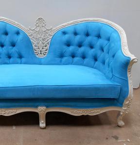 Sofá tallado de madera, mueble clásico para sala de estar - Product Image 2