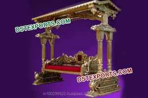Balançoire de mariage indien en bois massif sanheda, décoration de mariage, balançoire asiatique - Product Image 6