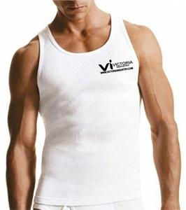 Custom Made Stylish Cotton Gym Fitness Tank Top for Men and Women Breathable with <b>Muscle</b> Bodybuilding Style Printed Decoration - Product Image 5