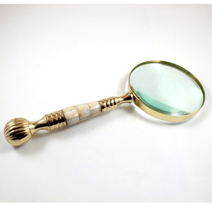 เลนส์แว่นขยายทองเหลืองธีมทะเล4 "พร้อมด้ามจับเซรามิกรุ่น MG537วัสดุอัลลอย - Product Image 3