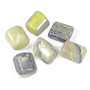 Meilleure qualité Serpentine haute qualité pierre dégringolée guérison pierre de décoration de la maison - Product Image 1