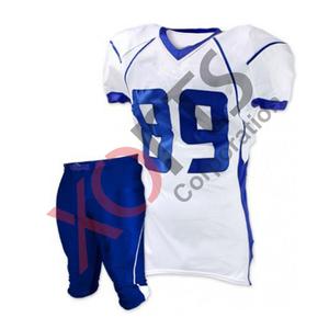 Fashionable Design American Football Uniforms Custom Print Sublimated <b>100</b>% <b>Polyester</b> Breathable for Team - Product Image 1