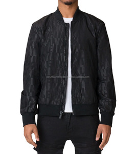 เสื้อแจ็คเก็ตบอมเบอร์แบบเรียบง่ายสำหรับผู้ชาย - Product Image 2