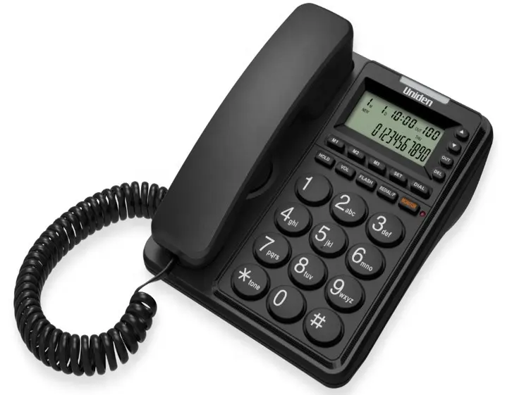 Проводной телефон Alcatel t56. Телефон с Caller ID. Телефон Uniden. Телефон проводной Alcatel t56 Black.