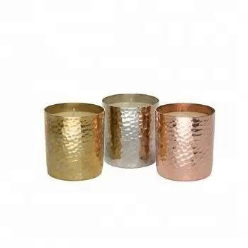 Set Copper Candle Jar with Lid It will look great around your home as well as making beautiful centre piece