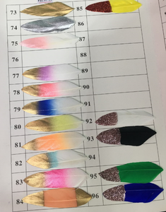 Natural Glitter <strong>Feather</strong> Soft Native Gold Dipped Pink <strong>Feather</strong> Accessories for Art Craft, Christmas, DIY, Party, Baby Shower - Product Image 3