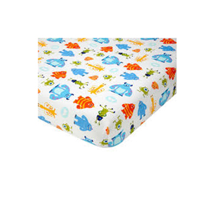 2018 New Design 100% Cotton Baby Fitted Crib Sheet - Product Image 1