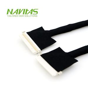 ตัวเชื่อมต่อตัวเมีย DF19G-20S-1C ประกอบสายเคเบิล30AWG UL1571สำหรับการใช้งานทางอิเล็กทรอนิกส์ - Product Image 3