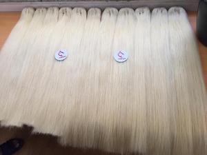 Colore 60 <span class=keywords><strong>Bianco</strong></span> <span class=keywords><strong>Biondo</strong></span> di Estensione Dei <span class=keywords><strong>Capelli</strong></span> Umani di Prezzi di Fabbrica di Alta Qualità Vietnamita <span class=keywords><strong>Capelli</strong></span> Umani di Trasporto Veloce - Product Image 4