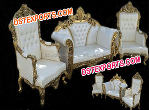 Aspecto real de boda, latón de sofá de Metal boda sofá de dos plazas de boda de dos plazas sofá - Product Image 4