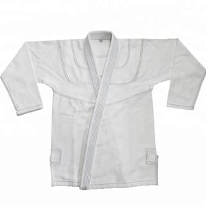 Kimono de Jiu-Jitsu Brasileño Blanco Personalizado OEM, para Jiu-Jitsu, MMA, Grappling, 100% Algodón, Tejido Pearl Weave, Logotipo Personalizado, Ropa de Artes Marciales al por Mayor - Product Image 3