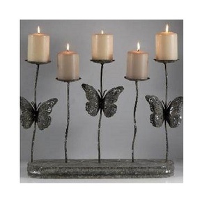 Portavelas de Metal de diseño antiguo, accesorios de iluminación, pilar de vela para fiesta de boda, portavelas decorativo para la venta - Product Image 1