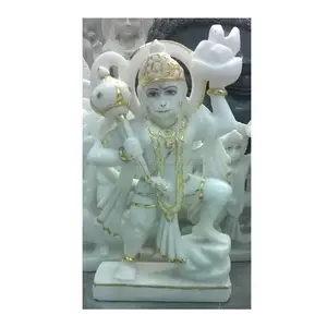 白色大理石哈努曼画独家穆尔蒂印度出口商雕像崇拜印度教文化高品质大理石抛光