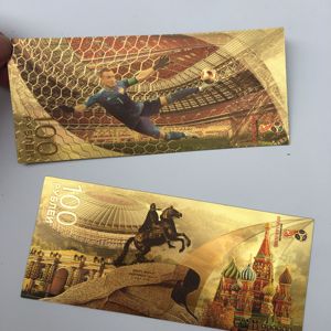Nhựa Nga <span class=keywords><strong>Igor</strong></span> Akinfeev Lưu Niệm Bóng Đá Tiền Giấy 100 Rúp Cho Bộ Sưu Tập - Product Image 2