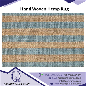 Juego de alfombras de yute/cáñamo de tejido plano de diseño moderno Precio al por mayor de estilo liso de Australia para uso doméstico - Product Image 2