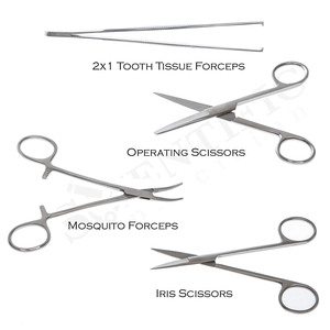 Kit de dissection pour étudiants en biologie, pinces chirurgicales en acier inoxydable de haute qualité, réutilisables, médicales 206 - Product Image 2