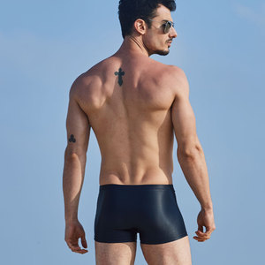 Traje de baño de pierna cuadrada, novedad de 2018, pantalones cortos de natación de competición - Product Image 5
