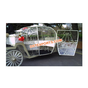 Chariot de cendrillon de mariage en anglais, landau pour entrée de mariée, cendrillon pour mariage - Product Image 1