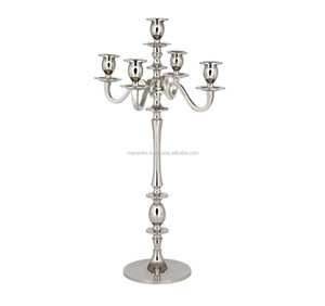 Vintage Style Metal <b>Candelabra</b> Home and Wedding Decoration Centerpieces Handmade Copper Plated Floor <b>Candelabra</b> - Product Image 2