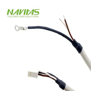 Molex 3 핀 2.5mm 피치 커넥터에 솔더 러그 0.3mm 맞춤형 케이블 어셈블리