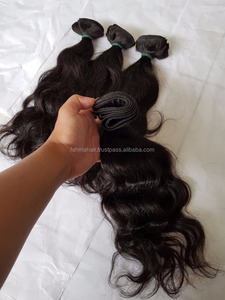 Cheveux indiens vierges Remy lisses en trame, ondulés de qualité supérieure, 100 % cheveux humains, vente chaude - Product Image 2