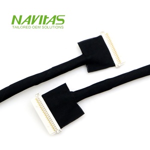 Custom 20 Pin LVDS LCD Display <b>Cable</b> <b>Assembly</b> Fine Pitch Screen Connection <b>Wire</b> Harness for Industrial TFT Display - Product Image 6