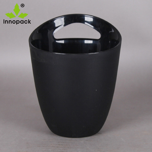 Hielera de Plástico Transparente/Negra Esmerilada para 2 Botellas de Cerveza - Product Image 6