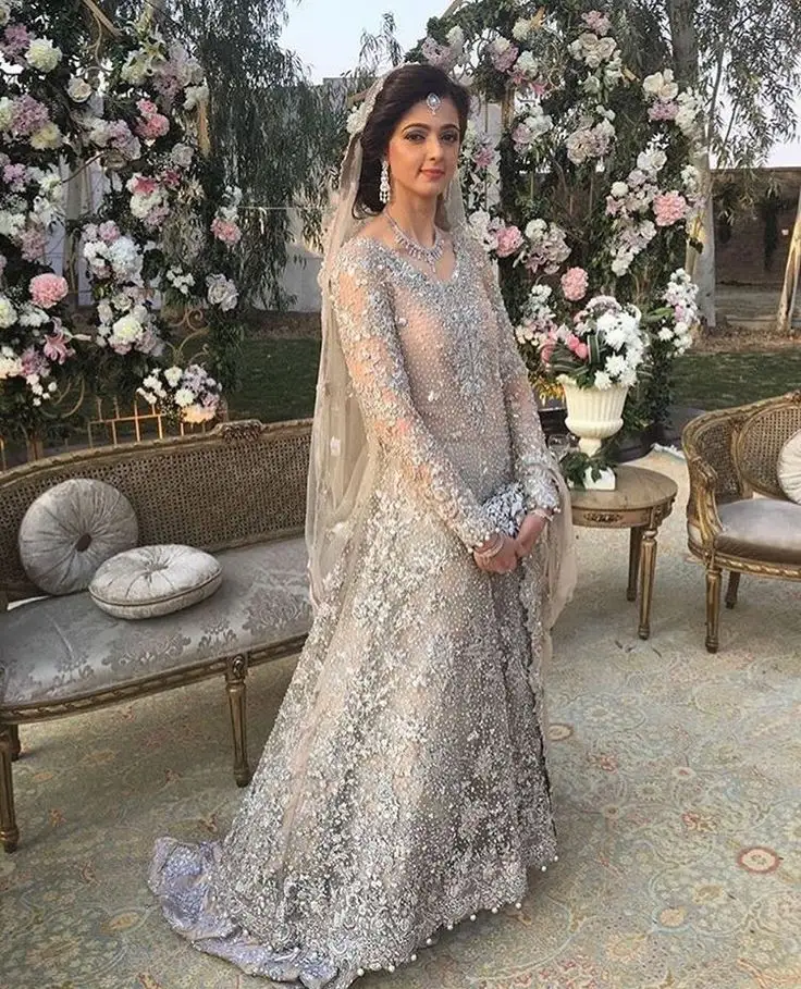 Belle walima robes dernières robes de mariée 2018 au Pakistan, meilleure collection de walima robes 2017-2018
