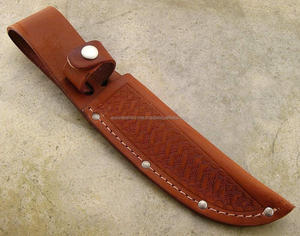 Logotipo personalizado cuchillo grande caza supervivencia cuchillo completo al aire libre con funda de cuchillo de cuero - Product Image 4