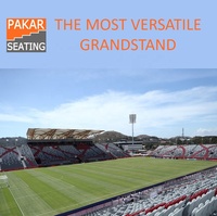 Tribune de stade extérieure en métal pour le football