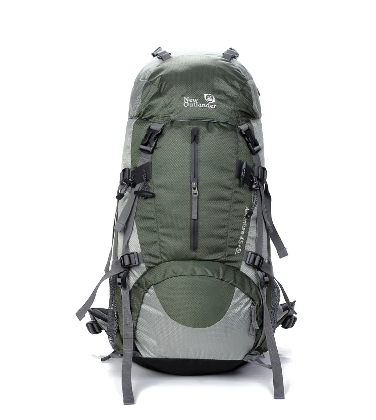 40-50L waterproof nylon hiking backpack outdoor sports mountaineering bag rucksack